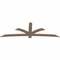 Ekena Millwork Davenport Smooth Timber Gable Bracket, Douglas Fir, 108"W x 36"H x 1 1/2"D x 5 1/2"F, 8/12 Pitch GBW108X36X0206DAV00SDF - alternate 2